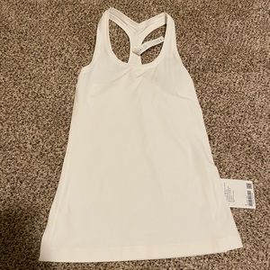 Cool Racerback Nulu Lululemon white tank 4